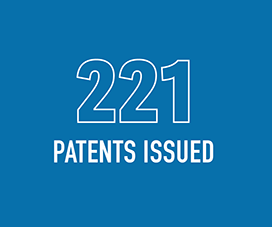 221 Patents Issued