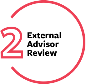step two: external advisor review