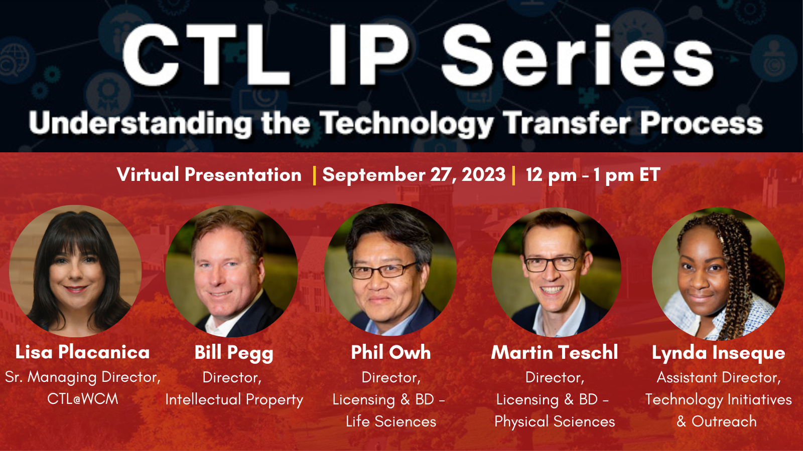 Unlock the Secrets of Tech Transfer at Cornell University's IP Series