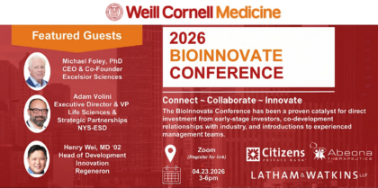 2026 BioInnovate Conference image with information about the event